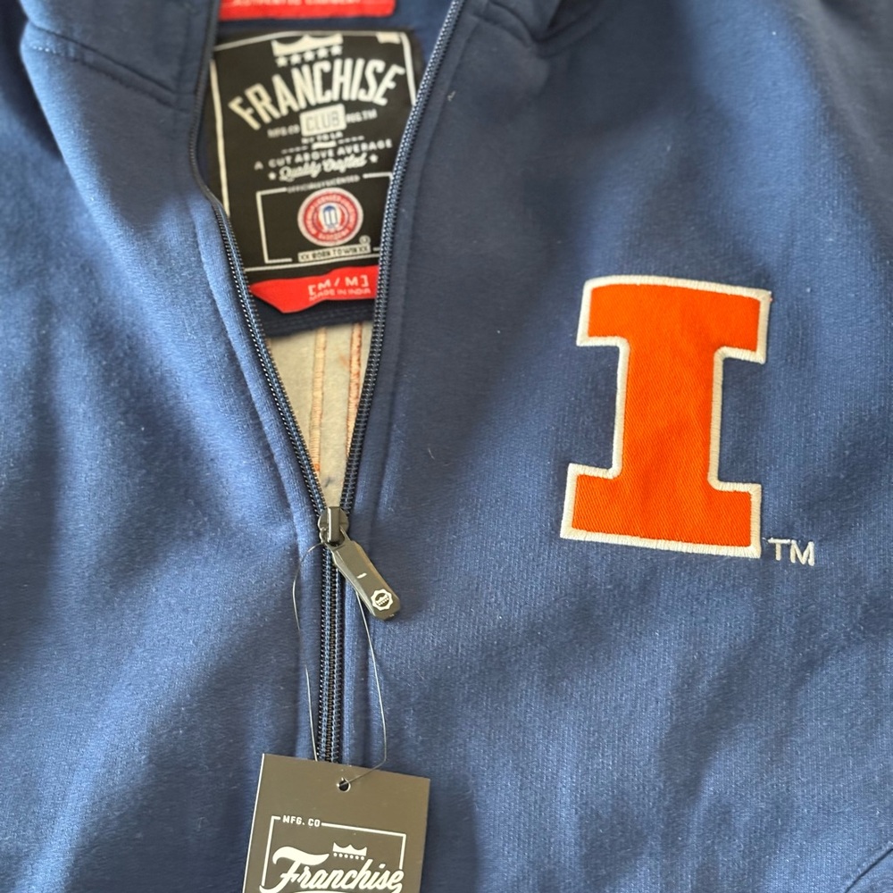 Franchise Blue and Orange Zip-Up Jacket